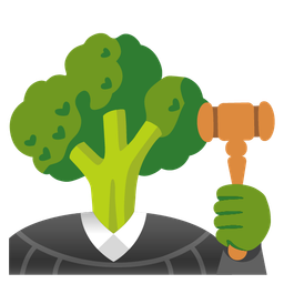 broccoli and balance scale