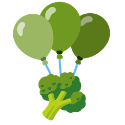 broccoli and balloon