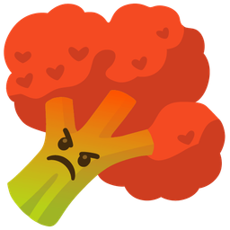 broccoli and enraged face