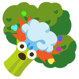 broccoli and exploding head