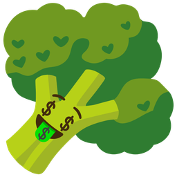 Broccoli and Money-mouth face