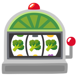 broccoli and slot machine