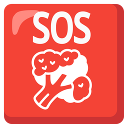 broccoli and SOS button