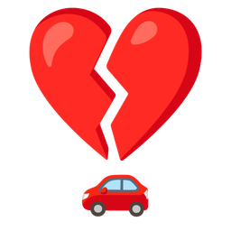broken heart and automobile