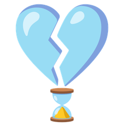 broken heart and hourglass done