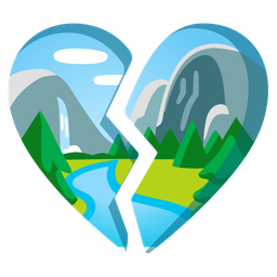 broken heart and national park