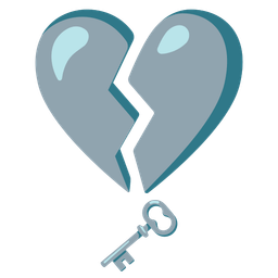 broken heart and old key