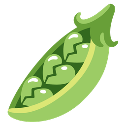 broken heart and pea pod