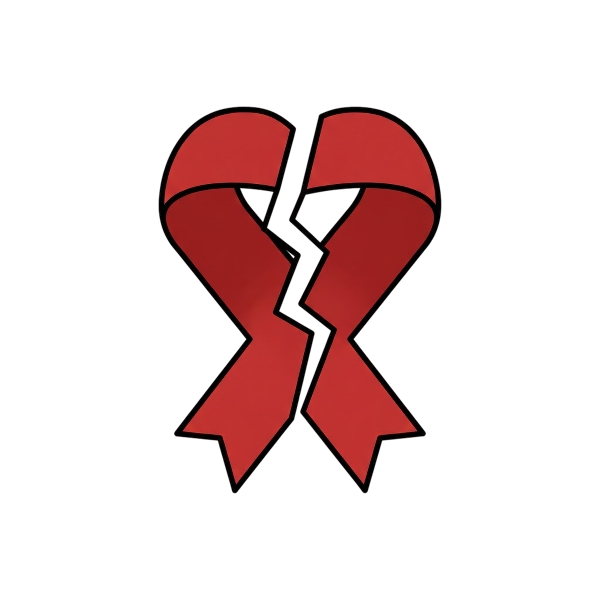 Broken heart and Reminder ribbon