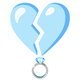 broken heart and ring