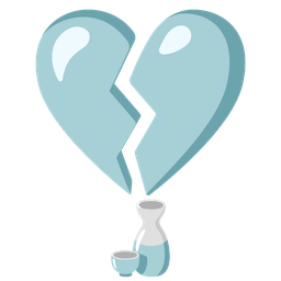 broken heart and sake
