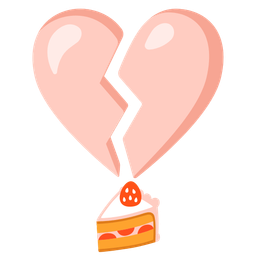 broken heart and shortcake