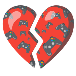 broken heart and video game