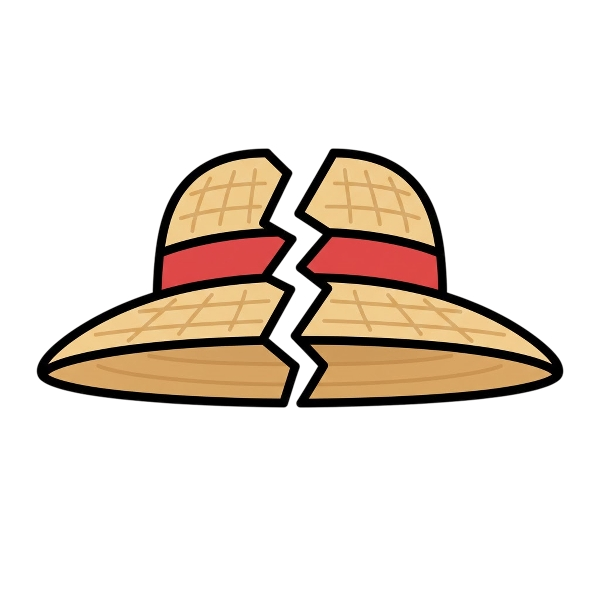 Broken heart and Woman’s hat