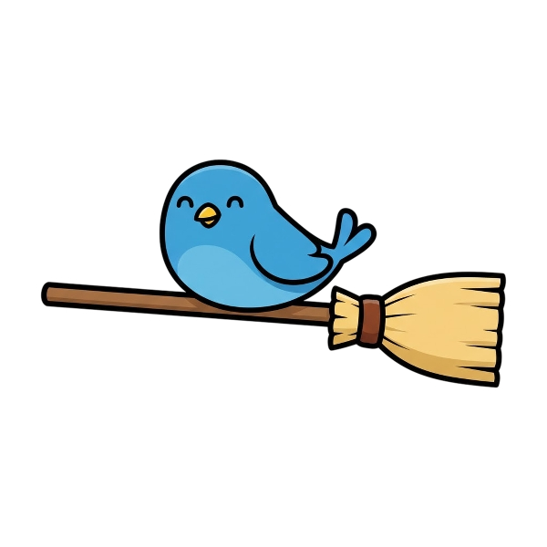 Broom and Bird