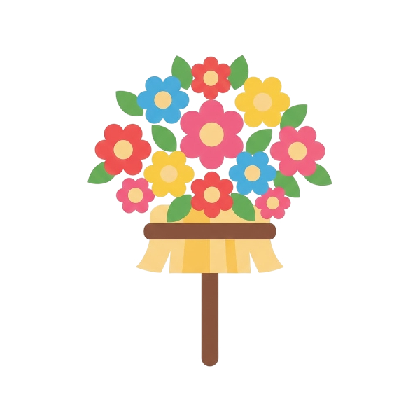 Broom and Bouquet