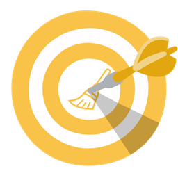 broom and bow and arrow