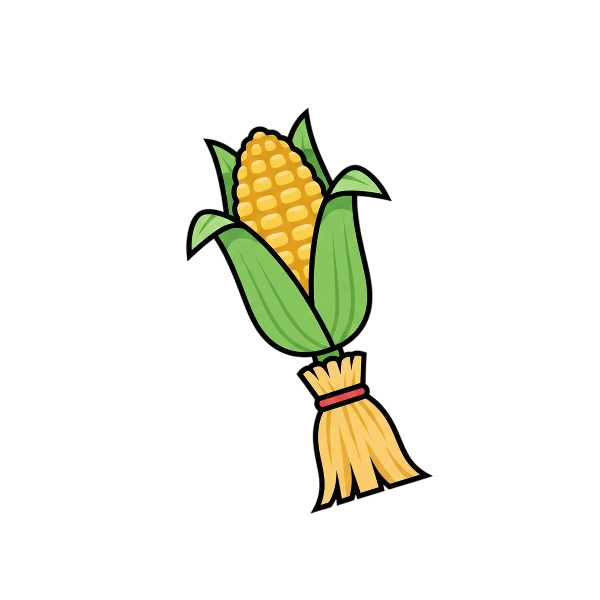 Broom and Ear of corn