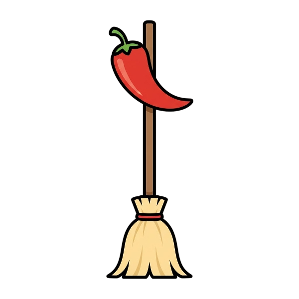 Broom and Hot pepper