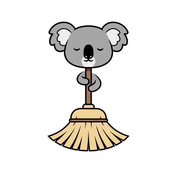 Broom and Koala