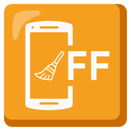 broom and mobile phone off