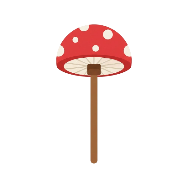 Broom and Mushroom