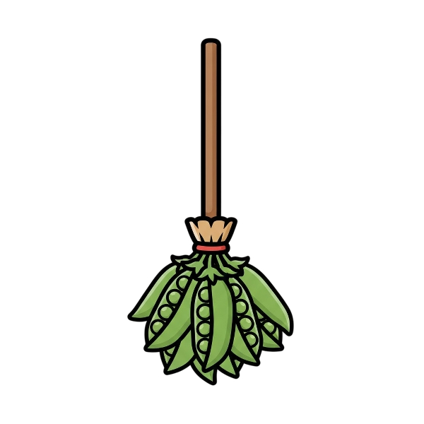 Broom and Pea pod