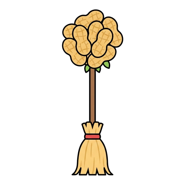 Broom and Peanuts