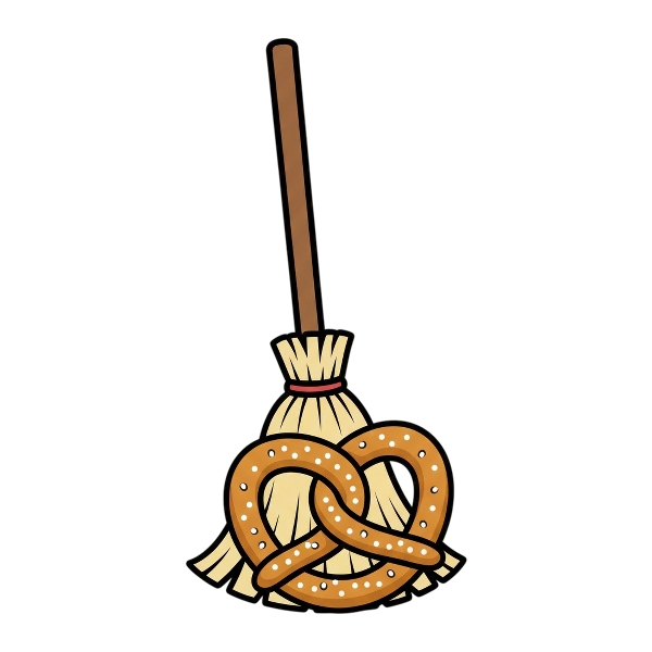 Broom and Pretzel