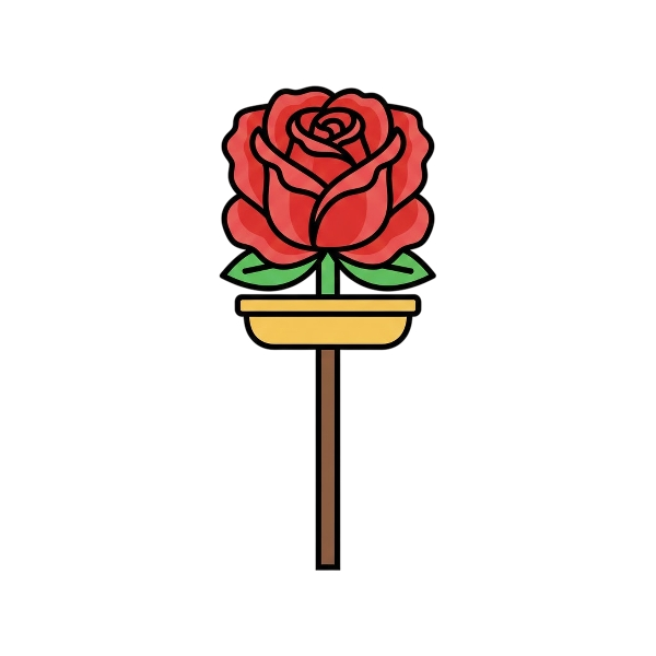 Broom and Rose