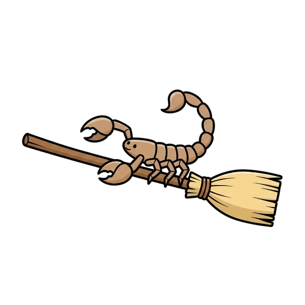 Broom and Scorpion