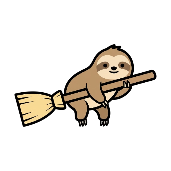 Broom and Sloth