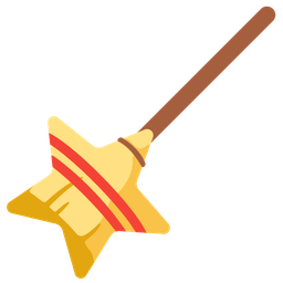 broom and star