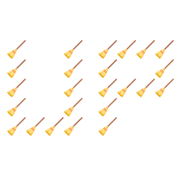 broom and UP! button