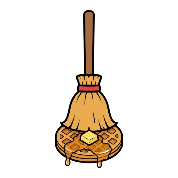 Broom and Waffle