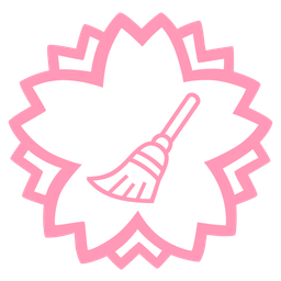 broom and white flower