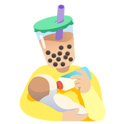 Bubble tea and Baby bottle