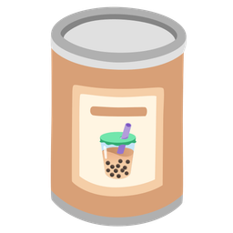 Bubble tea and Canned food