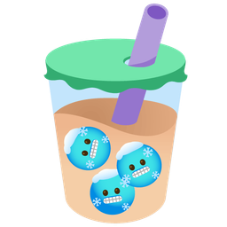 Bubble tea and Cold face