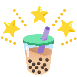Bubble tea and Glowing star
