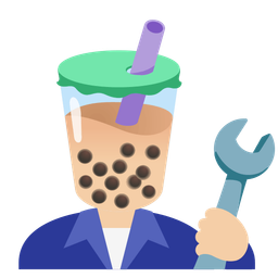 Bubble tea and Hammer and wrench