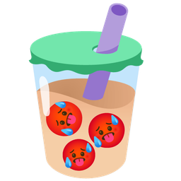 Bubble tea and Hot face