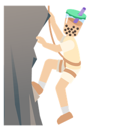 Bubble tea and Mountain