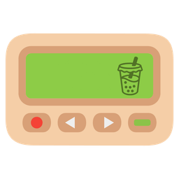 Bubble tea and Pager