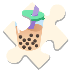 Bubble tea and Puzzle piece