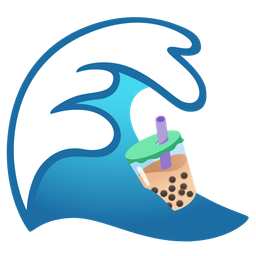 Bubble tea and Water wave