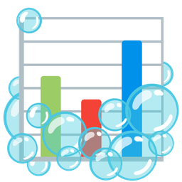 bubbles and bar chart
