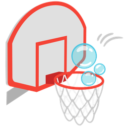 bubbles and basketball