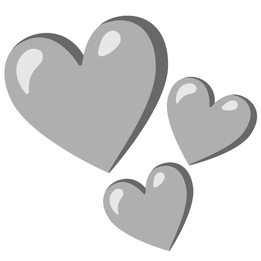 Bubbles and Black heart