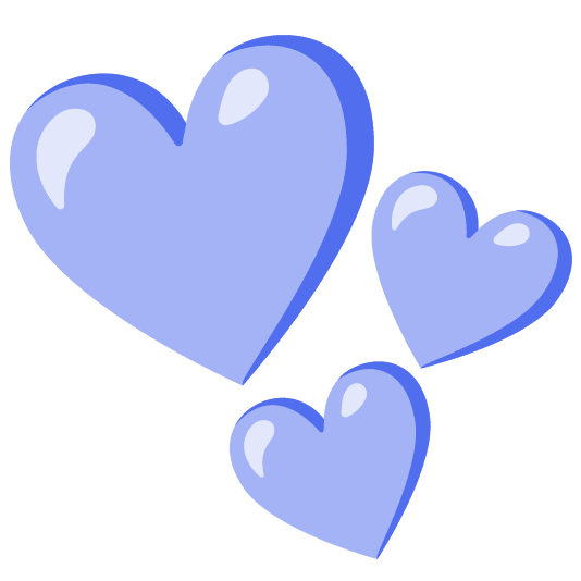 Bubbles and Blue heart